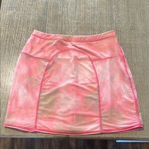 Urban Outfitters Pink Mesh Tye Dye Ombré Mini Skirt Size M